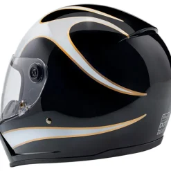 Biltwell Lane Splitter ECE R22.06 Flames Helmet