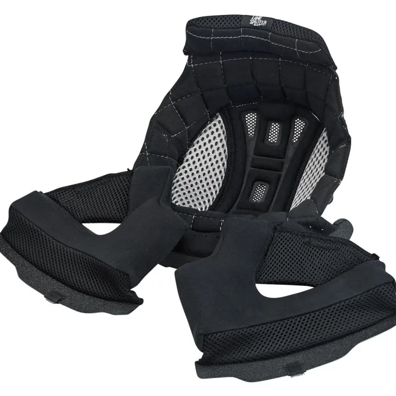 Biltwell Lane Splitter Helmet Liner Black/Silver