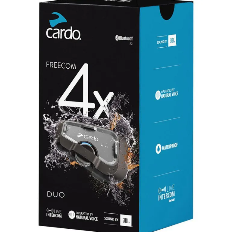 Cardo Freecom 4x Bluetooth Headset Communication System - Duo FRC4X103