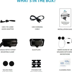 Cardo Packtalk Outdoor 2nd Helmet Kit