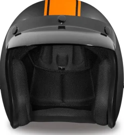 Daytona Cruiser Helmet Orange Pin Stripe