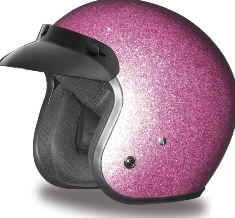 Daytona Cruiser Helmet Pink Metal Flake