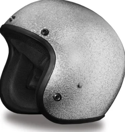 Daytona Cruiser Helmet Silver Metal Flake