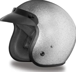 Daytona Cruiser Helmet Silver Metal Flake
