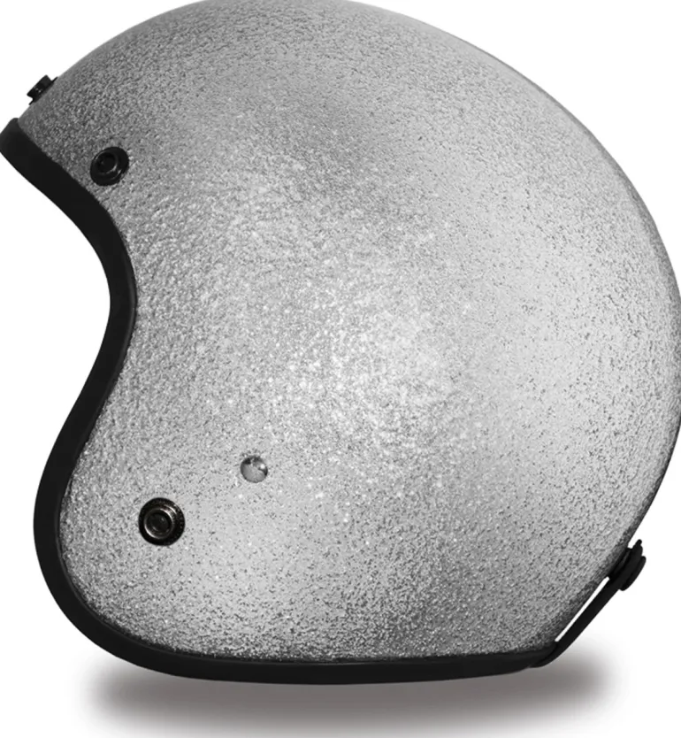 Daytona Cruiser Helmet Silver Metal Flake