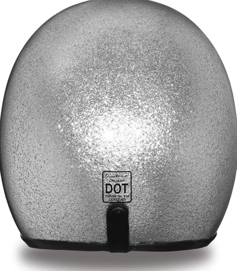 Daytona Cruiser Helmet Silver Metal Flake