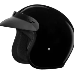 Daytona Cruiser Jr Open Face Helmet Hi Gloss Black