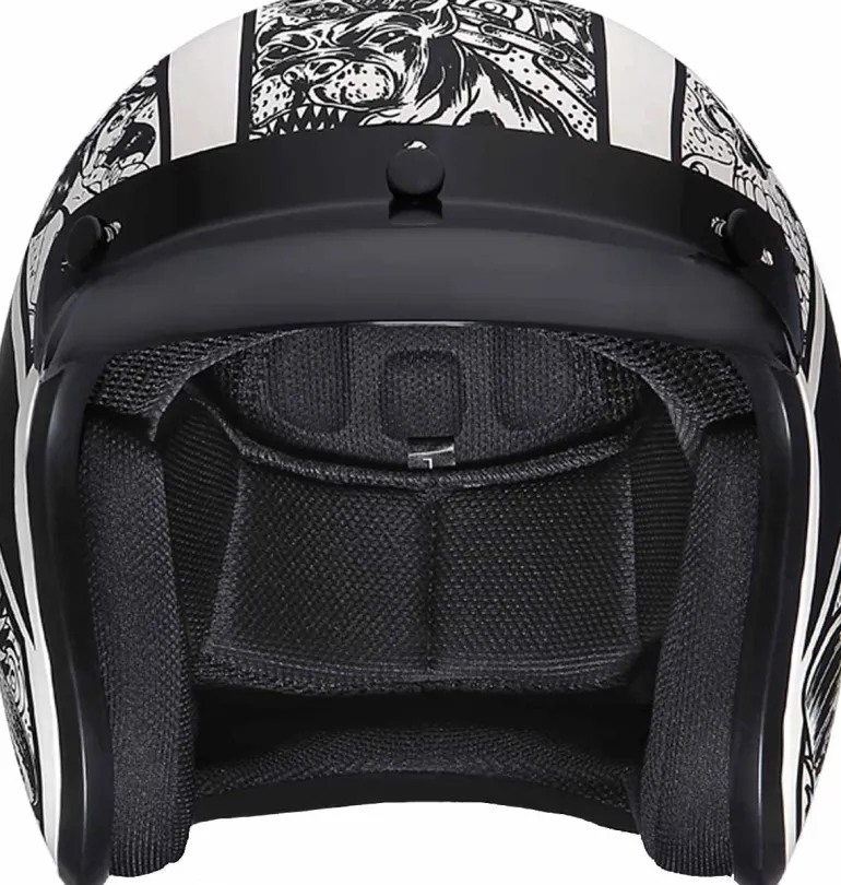 Daytona Cruiser 3/4 Open Face Helmet Graffiti