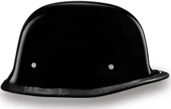 Daytona German Helmet DOT Hi-Gloss Black