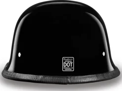 Daytona German Helmet DOT Hi-Gloss Black
