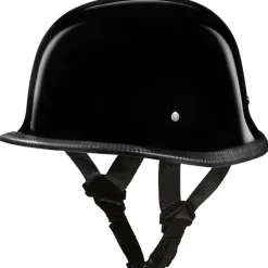 Daytona German Helmet DOT Hi-Gloss Black
