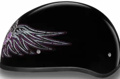 Daytona Skull Cap Helmet Barbed Wire Heart