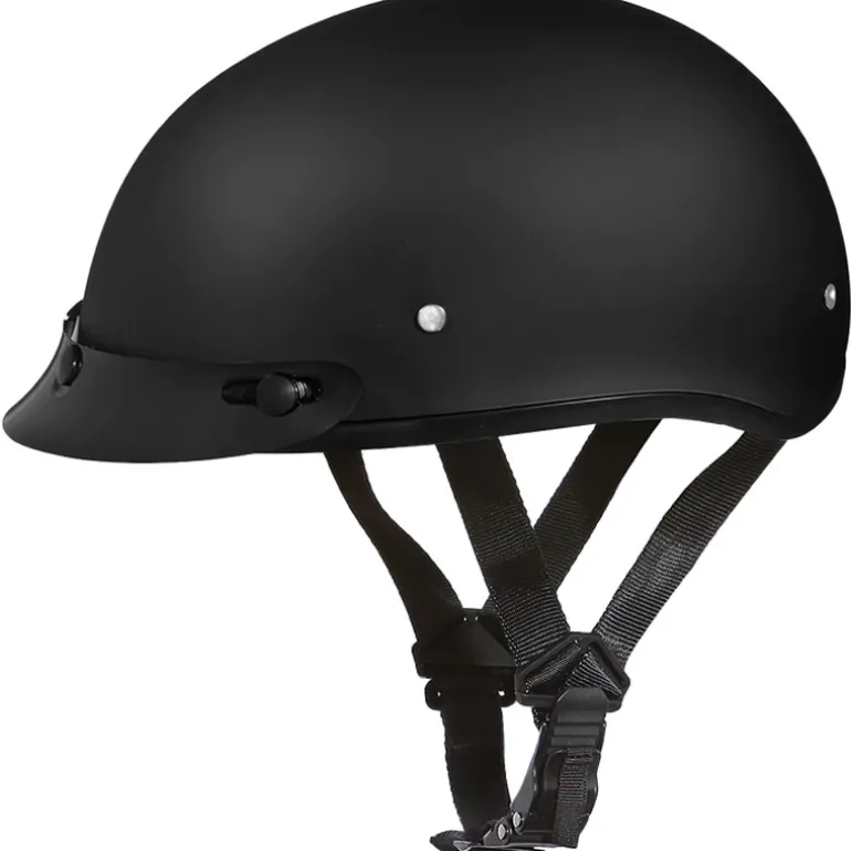 Daytona Skull Cap Helmet Dull Black