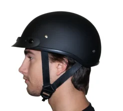 Daytona Skull Cap Helmet Dull Black