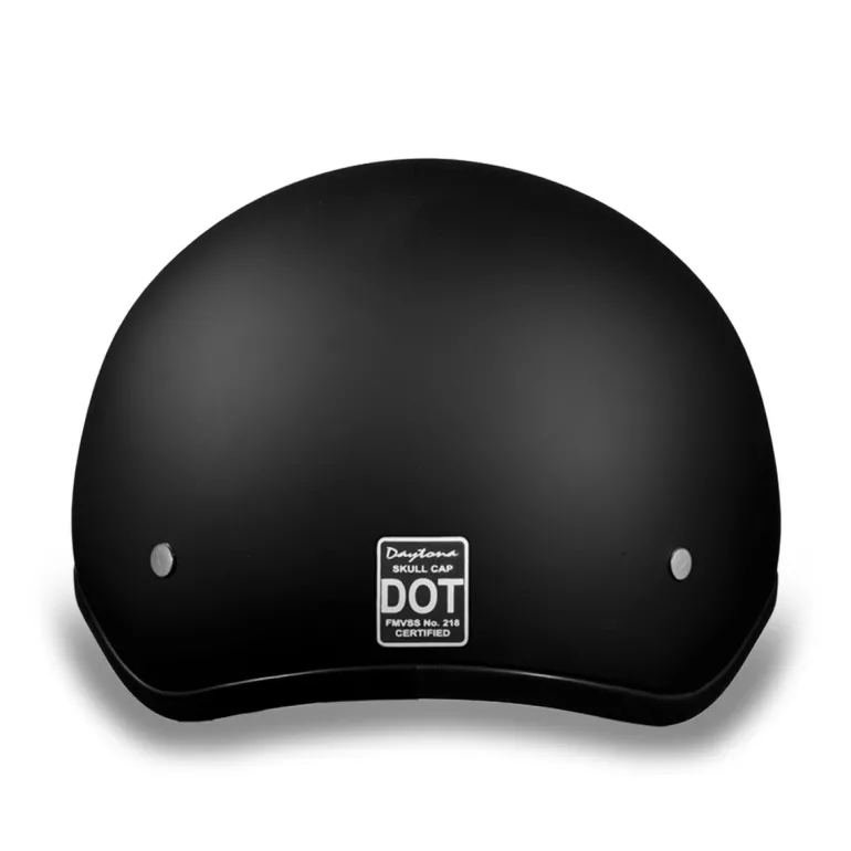 Daytona Skull Cap Helmet Dull Black