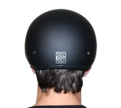 Daytona Skull Cap Helmet Dull Black