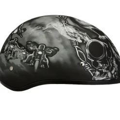 Daytona Skull Cap Helmet Guns