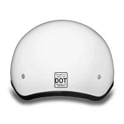 Daytona Skull Cap Helmet Hi-Gloss White