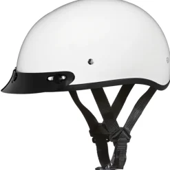 Daytona Skull Cap Helmet Hi-Gloss White