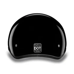 Daytona Skull Cap Helmet Hi-Gloss Black