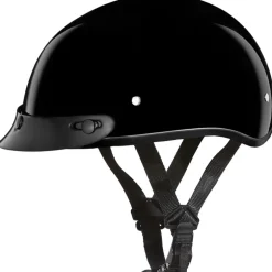 Daytona Skull Cap Helmet Hi-Gloss Black