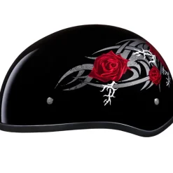 Daytona Skull Cap Helmet Rose