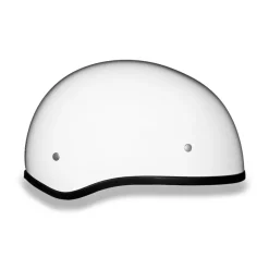 Daytona Skull Cap Helmet w/o Visor Hi-Gloss White