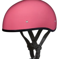 Daytona Skull Cap Helmet w/o Visor Hi-Gloss Pink