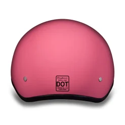 Daytona Skull Cap Helmet w/o Visor Hi-Gloss Pink