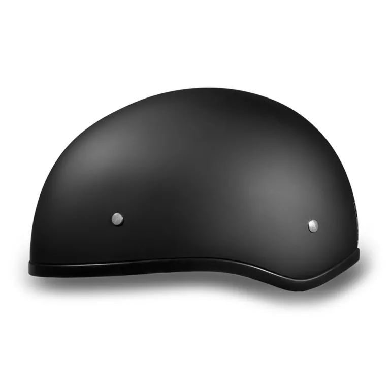 Daytona Skull Cap Helmet w/o Visor Dull Black