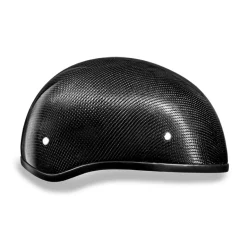 Daytona Skull Cap Helmet w/o Visor Grey Carbon Fiber