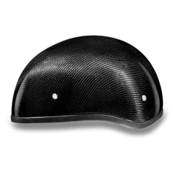 Daytona Skull Cap Helmet w/o Visor Grey Carbon Fiber