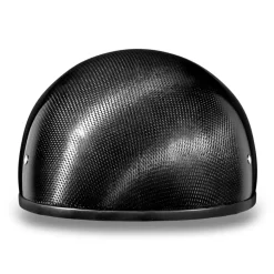 Daytona Skull Cap Helmet w/o Visor Grey Carbon Fiber
