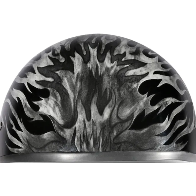 Daytona Skull Cap Ignite Grey Helmet