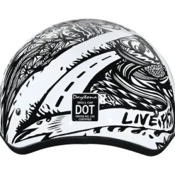 Daytona Skull Cap Live Fast Helmet