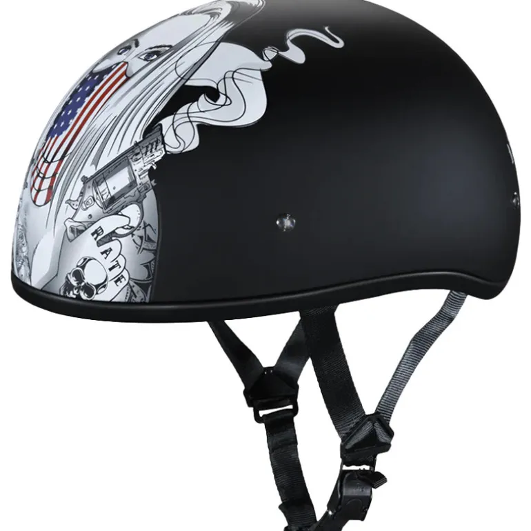 Daytona Skull Cap Make 'Em Pay Helmet