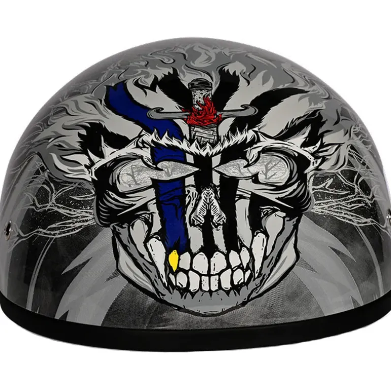 Daytona Skull Cap Thunder Helmet