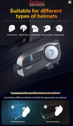 Daytona Universal Bluetooth Communication System BT-CAM