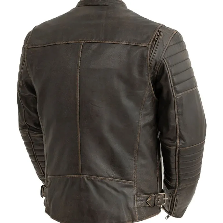 First Manufacturing Commuter Leather Jacket XL