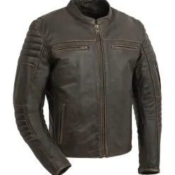 First Manufacturing Commuter Leather Jacket XL