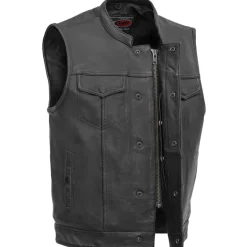 First Manufacturing Sharp Shooter Leather Vest Large
