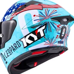 KYT TT-REVO Leopard Americas Replica Helmet