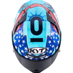 KYT TT-REVO Leopard Americas Replica Helmet