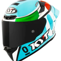 KYT TT-REVO Leopard Replica Tri-Color Helmet