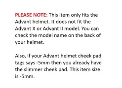 LS2 Advant Helmet Slim Cheek Pads