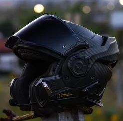 LS2 Advant X Carbon Helmet with Cardo 4X Bluetooth