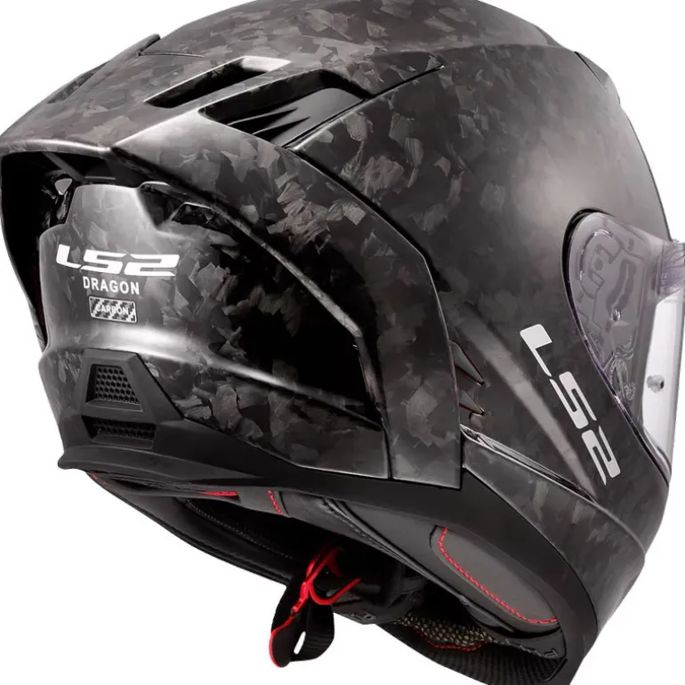 LS2 Dragon Forged Carbon Helmet