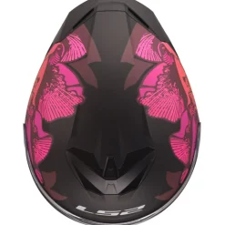 LS2 Rapid III Poppies Helmet
