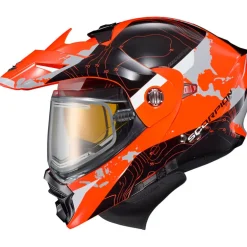 Scorpion EXO-AT960 Topographic Snow Helmet - Electric Shield