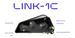 Scorpion EXOCOM Link-1C Bluetooth Communicator Single Pack